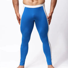 a hot gay man in blue Men's Two-Toned Long Johns - pridevoyageshop.com - gay men’s underwear and swimwear