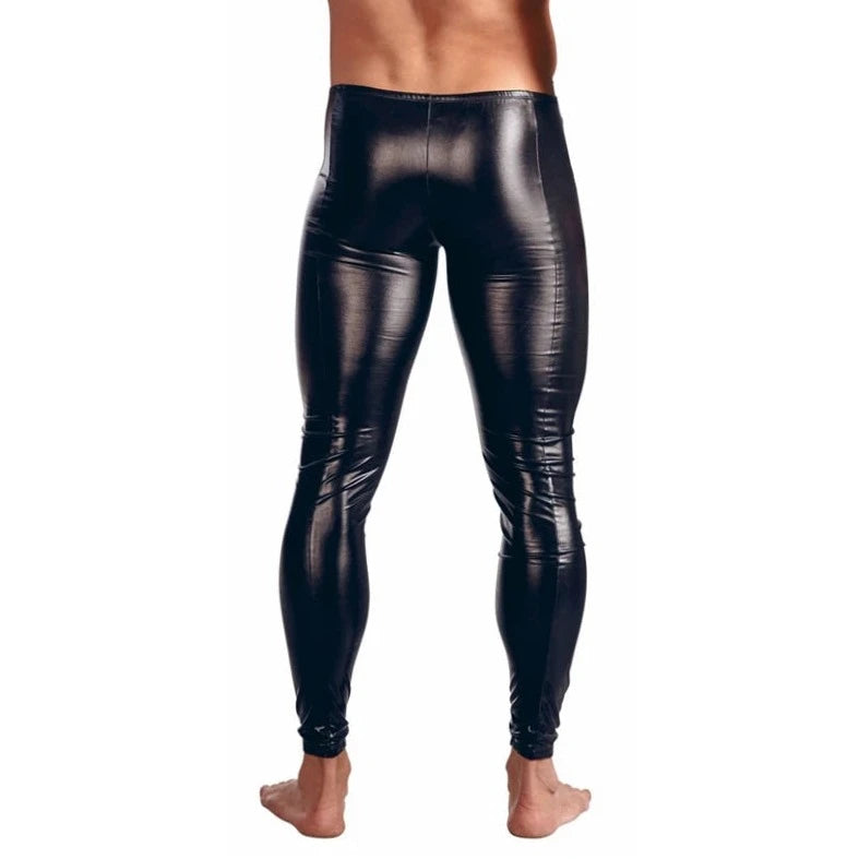 a sexy gay man in Men's Black Legging Club Wear - pridevoyageshop.com - gay men’s bodystocking, lingerie, fishnet and fetish wear