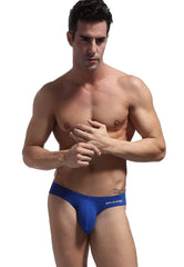 a hot gay man in blue Brave Person Hung Briefs - pridevoyageshop.com - gay men’s underwear and activewear