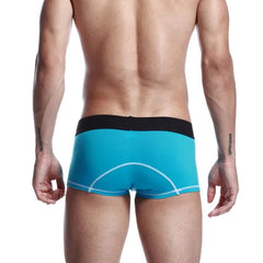 a hot gay man in sky blue SEOBEAN Men's Reflective Boxer Briefs - pridevoyageshop.com - gay men’s underwear and swimwear