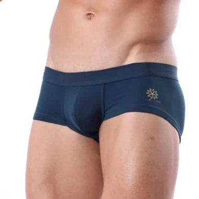 dark green Brave Person Men's Super Skinny Boxer Briefs - pridevoyageshop.com - gay men’s underwear and swimwear