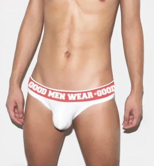 a hot man in red Good Men Wear Men's Skinny Briefs - pridevoyageshop.com - gay men’s underwear and swimwear