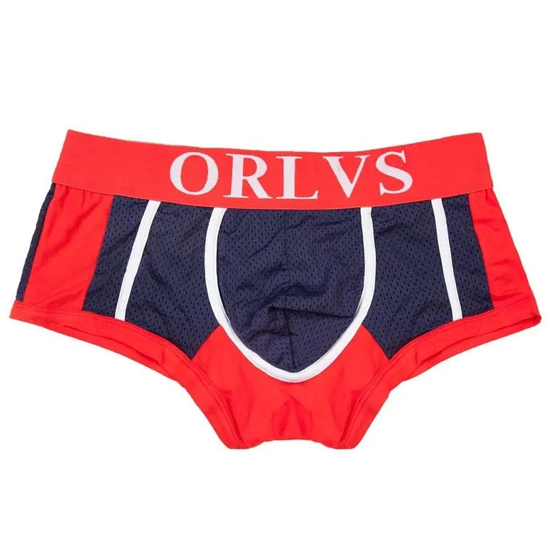 blue ORLVS Square Cut Mesh Boxer Briefs - pridevoyageshop.com - gay men’s underwear and swimwear