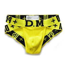 yellow DM Sideshow Gay Briefs - pridevoyageshop.com - gay men’s underwear and swimwear