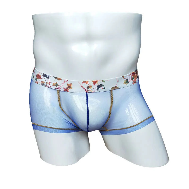Gay Men's Transparent Sheer Boxer Briefs