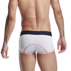 a hot gay man in white SEOBEAN Men's Reflective Boxer Briefs - pridevoyageshop.com - gay men’s underwear and swimwear