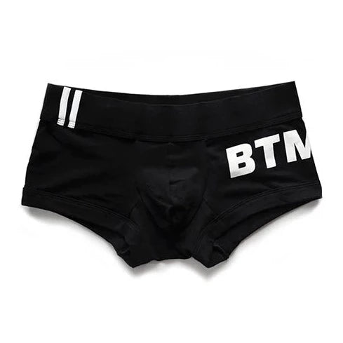 black DM Top and Btm Boxer Briefs - pridevoyageshop.com - gay men’s underwear and swimwear