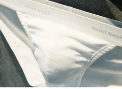 details of white Men's Basic Athletic Underwear - pridevoyageshop.com - gay men’s underwear and activewear