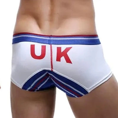 SEOBEAN National Flag Square Cut Boxer Briefs - pridevoyageshop.com - gay men’s underwear and swimwear