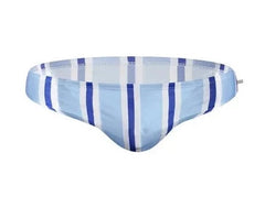 Men's Aquatic Rhythms Striped Swim Briefs - pridevoyageshop.com - gay men’s underwear and swimwear