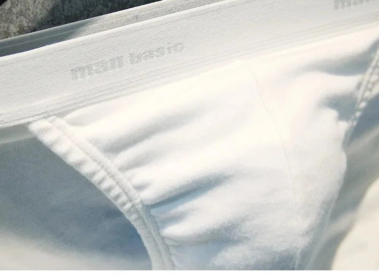 details of white Men's Basic Athletic Underwear - pridevoyageshop.com - gay men’s underwear and activewear