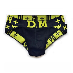 black DM Sideshow Gay Briefs - pridevoyageshop.com - gay men’s underwear and swimwear