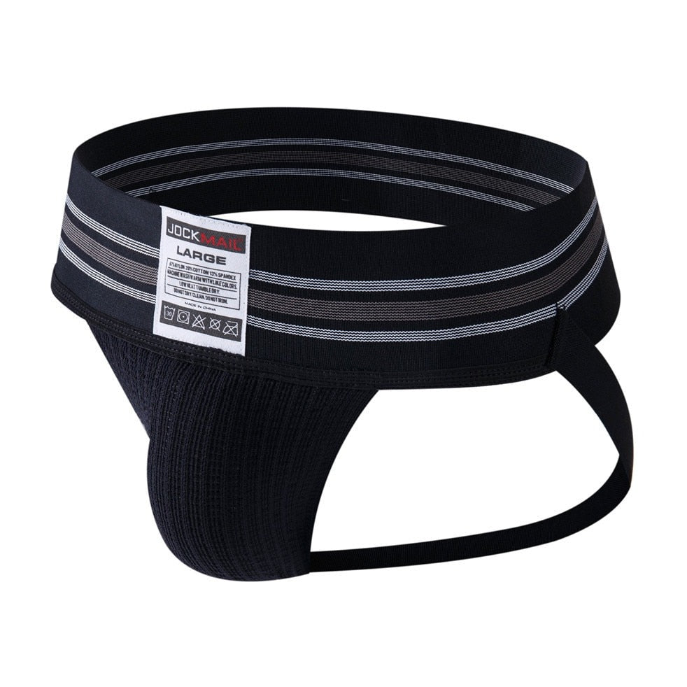 black Gay Jockstraps: Mens Sexy Athletic Supporter Jockstraps- pridevoyageshop.com - gay men’s underwear and swimwear