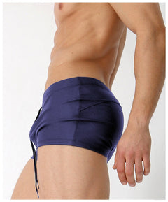 sexy gay man in blue Gay Swimwear | GANYANR Brazilian Classic Cut Swim Trunks - pridevoyageshop.com - gay men’s underwear and swimwear