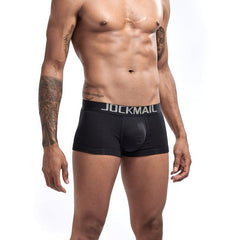 hot gay man in black Jockmail Classic Cock Ring Boxers | Gay Underwear- pridevoyageshop.com - gay men’s underwear and swimwear