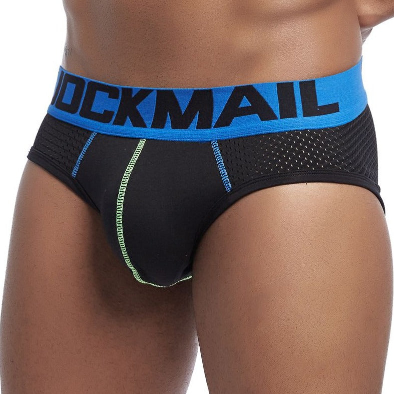 Blue Band B Jockmail mesh Briefs | Gay Mens Underwear- pridevoyageshop.com - gay men’s underwear and swimwear