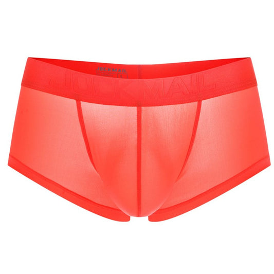 Red JOCKMAIL - Mens Ice Silk Underwear: Best Boxers for Men - pridevoyageshop.com - gay men’s underwear and swimwear