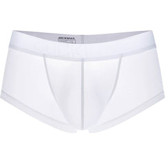 White JOCKMAIL - Mens Ice Silk Underwear: Best Boxers for Men - pridevoyageshop.com - gay men’s underwear and swimwear