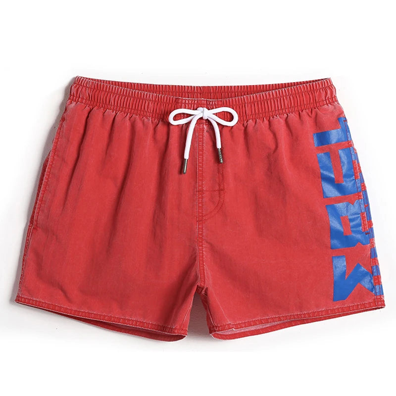 red 80s Board Shorts & Bermudas - pridevoyageshop.com - gay men’s underwear and swimwear