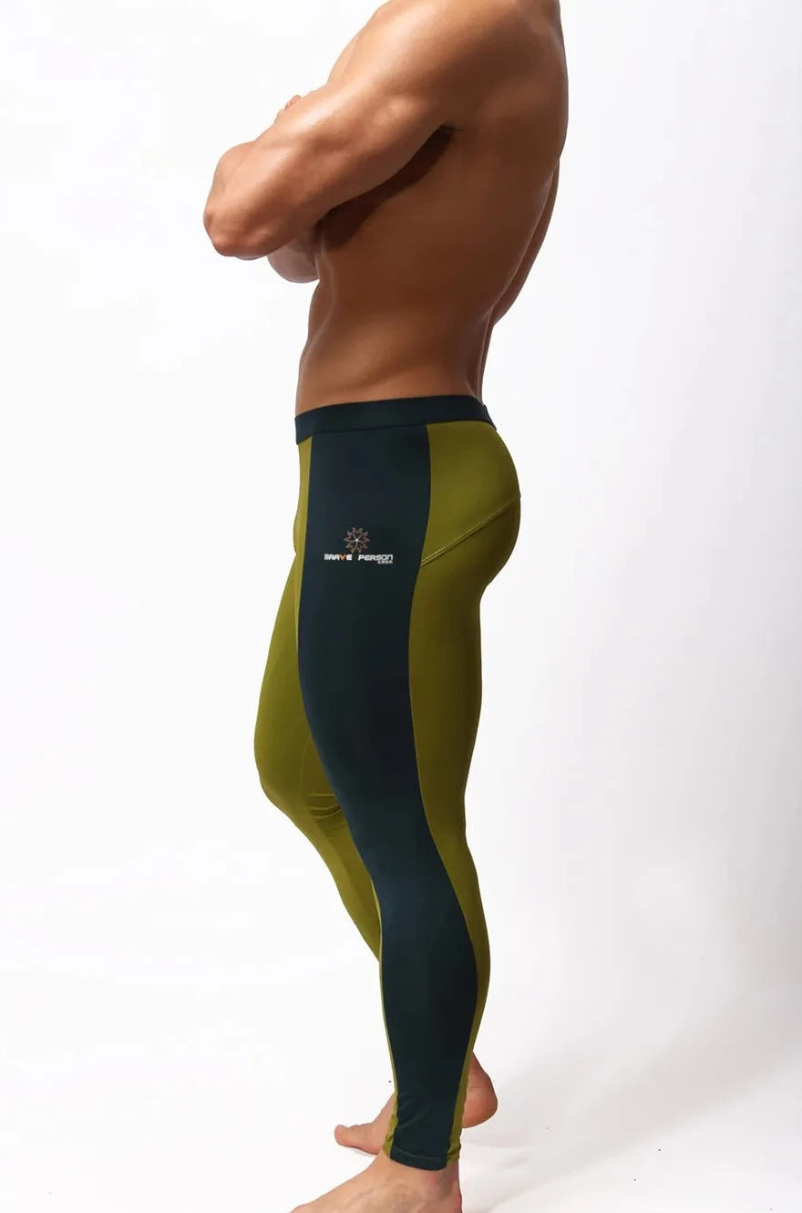 a hot gay man in army green Men's Two-Toned Long Johns - pridevoyageshop.com - gay men’s underwear and swimwear