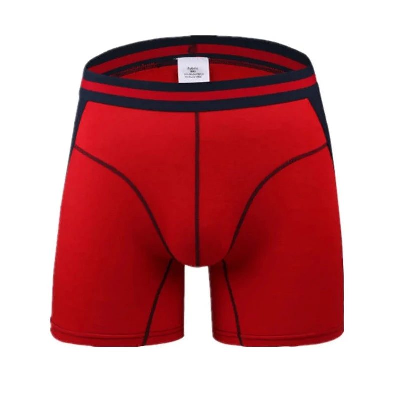 red Modal Long Athletic Boxer Briefs - pridevoyageshop.com - gay men’s underwear and swimwear