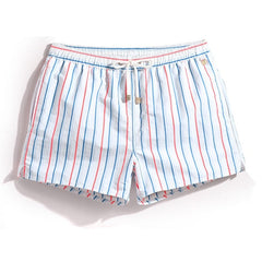Gay Swimwear & Beachwear | Men's Candy Striped Board Shorts - pridevoyageshop.com - gay men’s underwear and swimwear