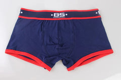 navy blue Men's Navy Band Boxer Briefs - pridevoyageshop.com - gay men’s underwear and swimwear