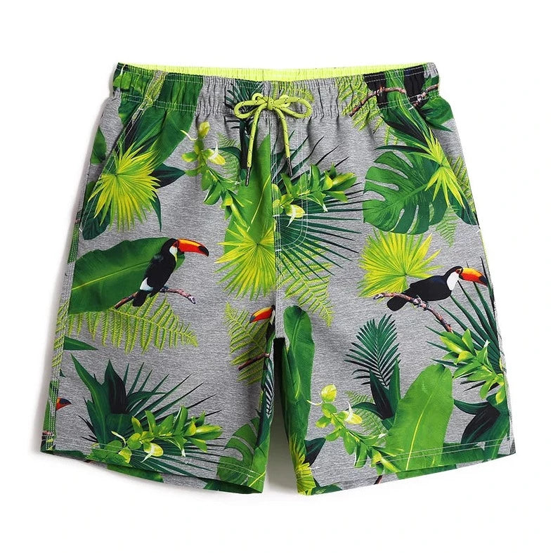 Tropical Rainforest Board Shorts | Gay Swimwear