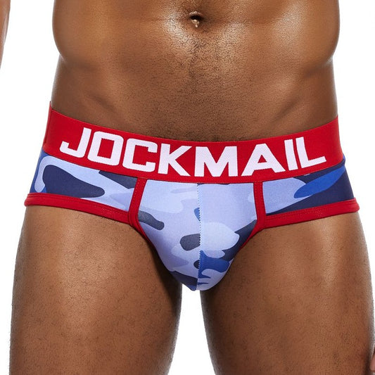 red Jockmail Camouflage Briefs | Gay Men Underwear- pridevoyageshop.com - gay men’s underwear and swimwear