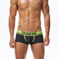 a hot gay man in black Seobean Hype Short Boxers | Gay Underwear- pridevoyageshop.com - gay men’s underwear and swimwear