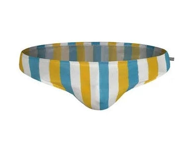 Men's Aquatic Rhythms Striped Swim Briefs - pridevoyageshop.com - gay men’s underwear and swimwear