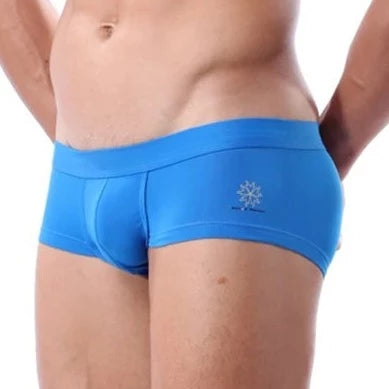 blue Brave Person Men's Super Skinny Boxer Briefs - pridevoyageshop.com - gay men’s underwear and swimwear