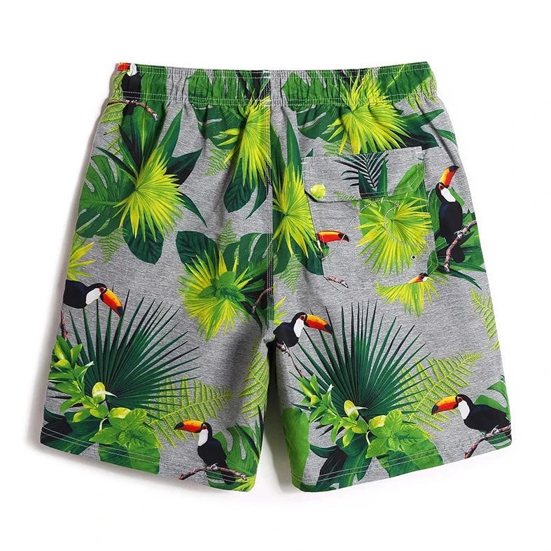 Tropical Rainforest Board Shorts - pridevoyageshop.com - gay men’s underwear and swimwear