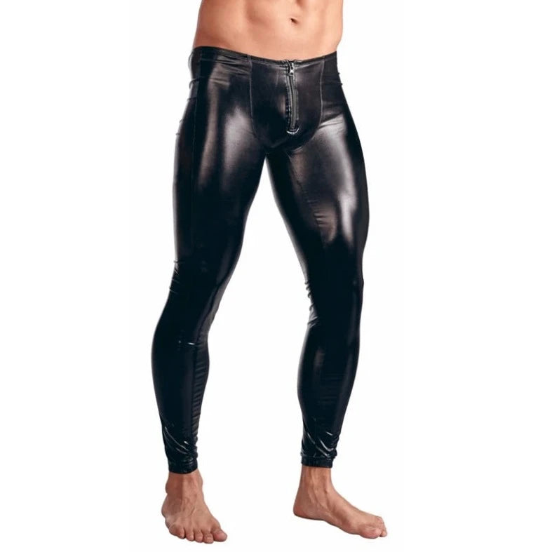 a sexy gay man in Men's Black Legging Club Wear - pridevoyageshop.com - gay men’s bodystocking, lingerie, fishnet and fetish wear