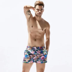 a hot man in light Petal Play Board Shorts - pridevoyageshop.com - gay men’s underwear and swimwear