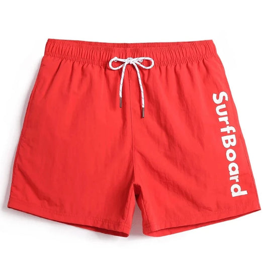 red Boardwalk Breeze Board Shorts - pridevoyageshop.com - gay men’s underwear and swimwear