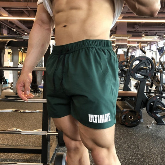 gay hunk in green Mens Ultra Power Training Shorts | Gay Shorts - Men's Activewear, gym short, sport shorts, running shorts- pridevoyageshop.com