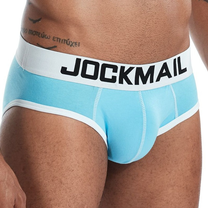 Sky blue Classic Modal Men's Briefs with pouch: Best Gay Underwear - pridevoyageshop.com - gay men’s underwear and swimwear