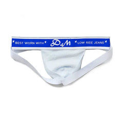 blue DM Gay Men's Roleplay Jockstrap - pridevoyageshop.com - gay men’s underwear and swimwear
