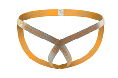 orange BRAVE PERSON Men's Bare Jockstrap - pridevoyageshop.com - gay men’s underwear and swimwear