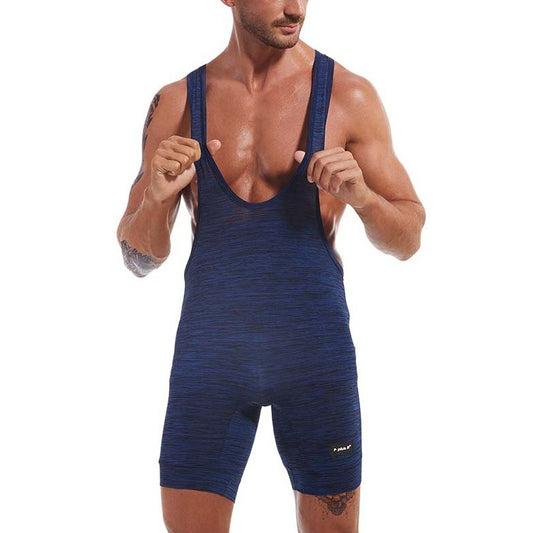 hot gay man in blue Gay Singlet and Bodysuit | Men's Workout Singlets - Men's Singlets, Bodysuits, Rompers & Jumpsuits - pridevoyageshop.com