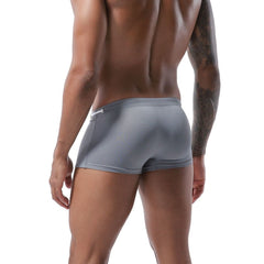 hot gay man in gray Gay Swimwear & Beachwear | Men's Bowtie Tight Swim Trunks - pridevoyageshop.com - gay men’s underwear and swimwear