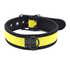 yellow Gay Men's Puppy Collar - pridevoyageshop.com - gay men’s bodystocking, lingerie, fishnet and fetish wear