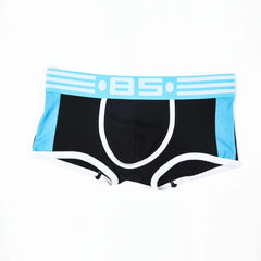 black Man's 85 Collection Side Stripe Boxer Briefs - pridevoyageshop.com - gay men’s underwear and swimwear