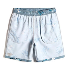 Leaf and Flower Board Shorts - pridevoyageshop.com - gay men’s underwear and swimwear