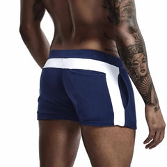 a hot gay man in blue Men's Terry Cloth Basic Shorts - pridevoyageshop.com - gay men’s underwear and swimwear