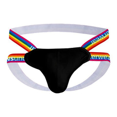 black Gay Jockstraps: Jock Strap Wrestling & Pride Jockstrap- pridevoyageshop.com - gay men’s underwear and swimwear