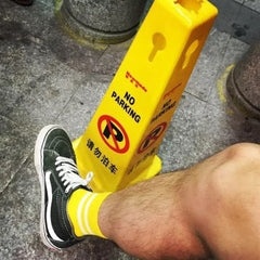 yellow Vintage Short Sports Socks for Men: Best Choice for Gay White Socks- pridevoyageshop.com - gay men’s harness, lingerie and fetish wear