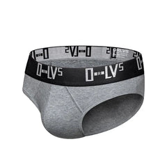 gray ORLVS Gay Men's Basic Briefs - pridevoyageshop.com - gay men’s underwear and swimwear