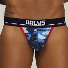 hot man in blue Gay Jockstraps: Camouflage Jockstrap & Mens Mesh Jockstrap- pridevoyageshop.com - gay men’s underwear and swimwear